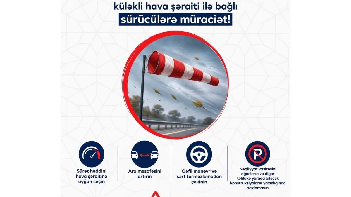 Traffic Police Urge Drivers Due to Windy Weather