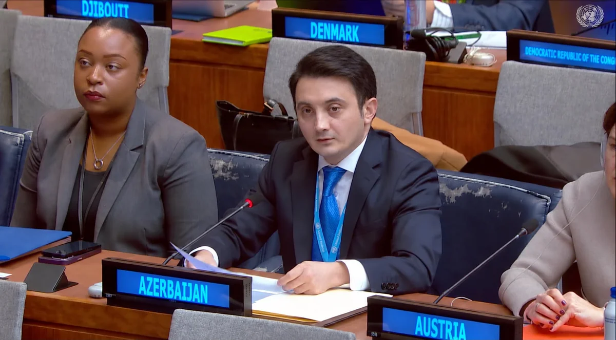 Azerbaijan Raises Issue of Mine Threat and Illicit Arms Trafficking at UN