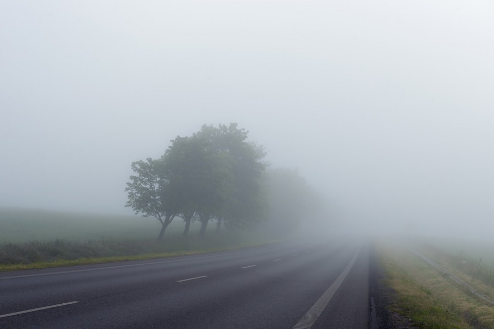 Visibility will be limited on the roads tomorrow