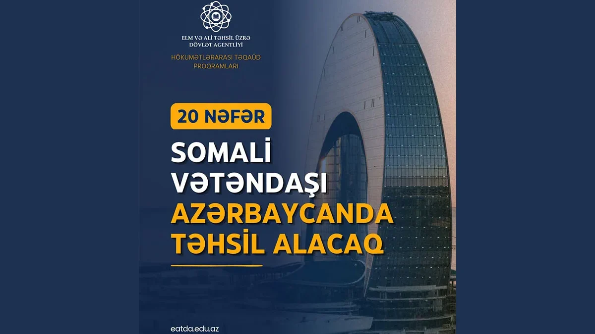 20 Students from Somalia to Study in Azerbaijan