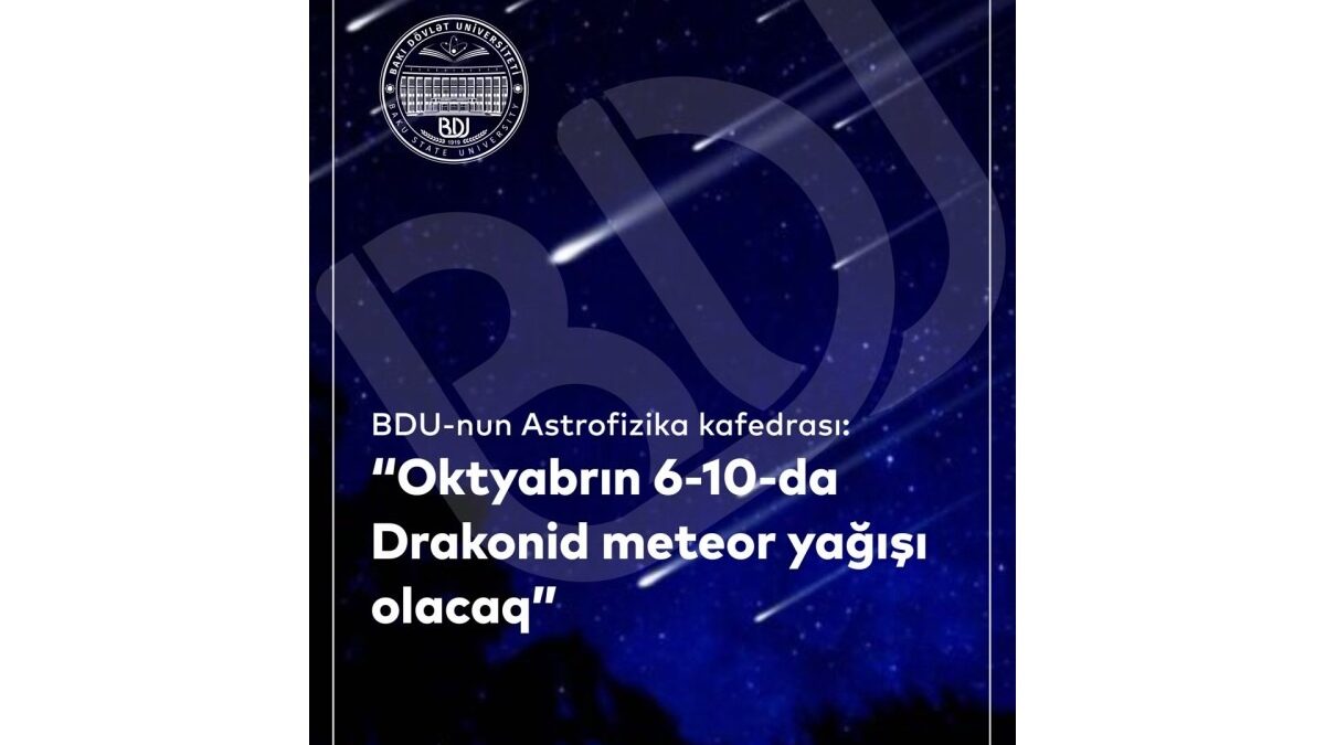 Four days of meteor shower in October
