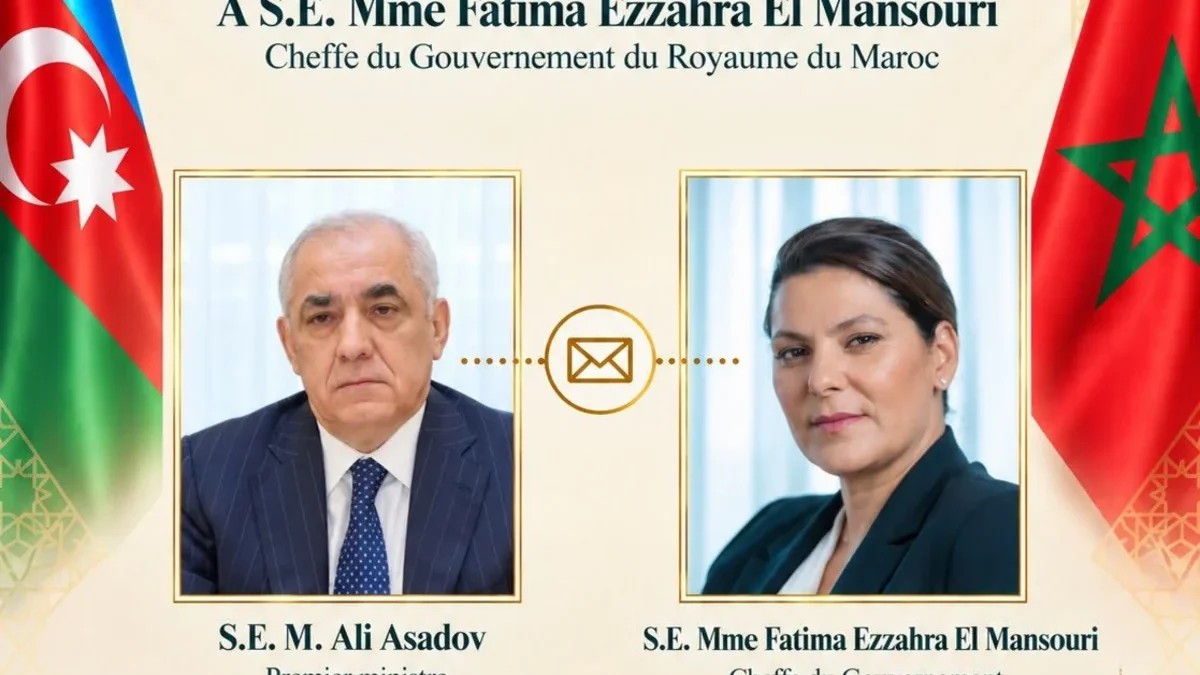 Ali Asadov congratulates Fatima Al-Mansoori on her appointment as Head of Government of Morocco