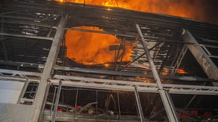 Russia strikes postal facility in Odesa