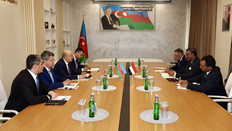 Kamaladdin Heydarov Meets with Sudan’s Ambassador to Azerbaijan