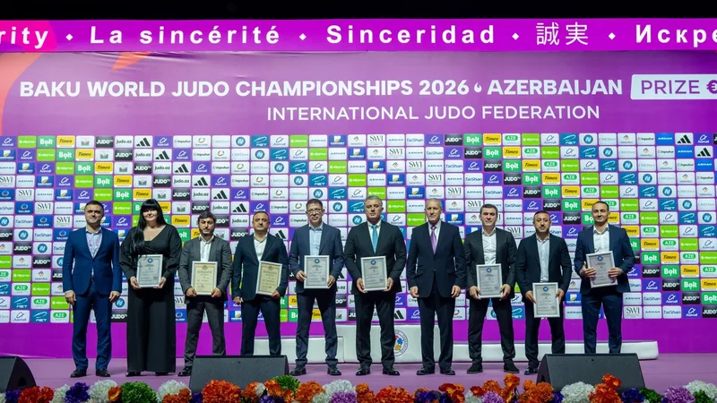 Azerbaijani Judo Representatives Awarded