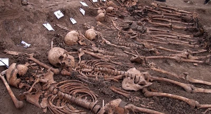 32 mass graves discovered in our liberated territories