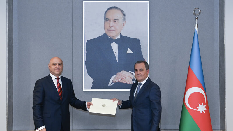 Ceyhun Bayramov met with the new ambassador of Georgia