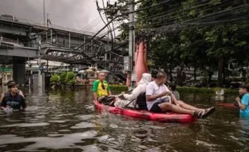 Floods in Thailand in the last month have claimed 80 lives